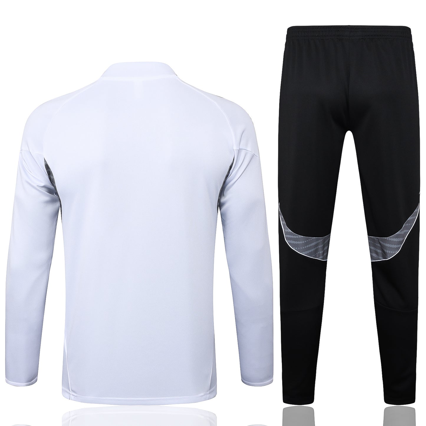 Kit entrenamiento Real Madrid 25/26 White & Black con Publicidad