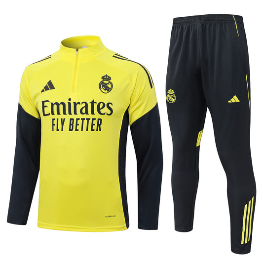Kit entrenamiento Real Madrid 25/26 Yellow & Black